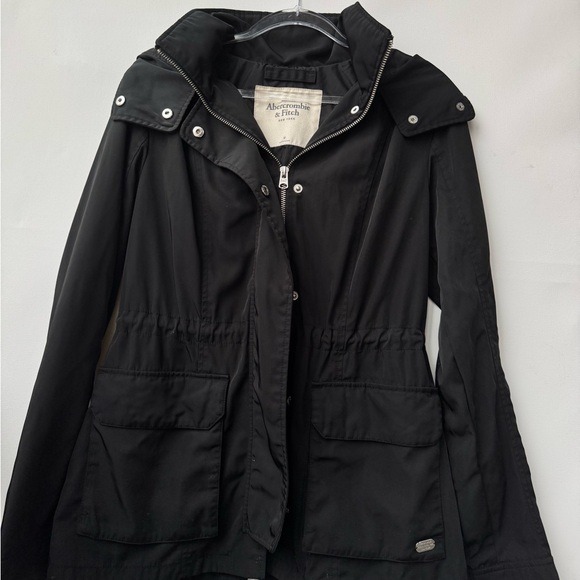 Abercrombie & Fitch Women's Black Utility Jacket, Size M - Picture 4 of 12